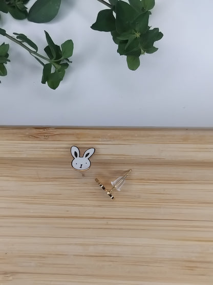 Puce Lapin blanc - enfant