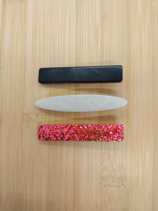 Barrette lot de 3