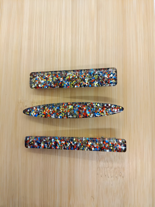 Barrette paillette Lot de 3